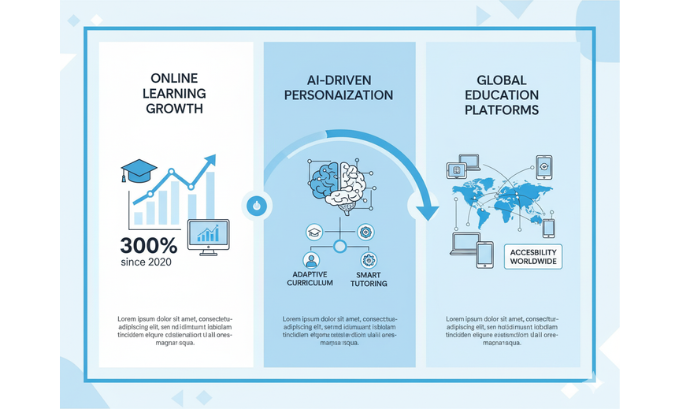 Global rise of education technology and digital learning adoption