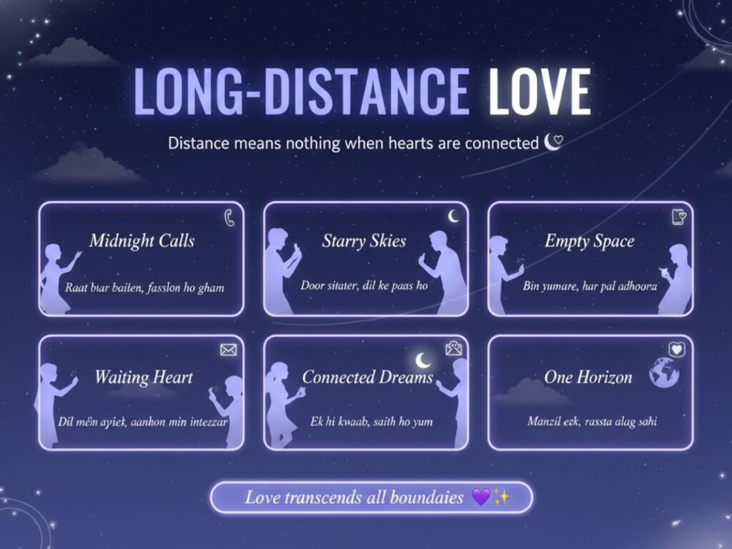 Shayari for Long-Distance Yearning