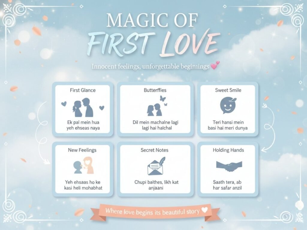 Shayari for the Magic of First Love