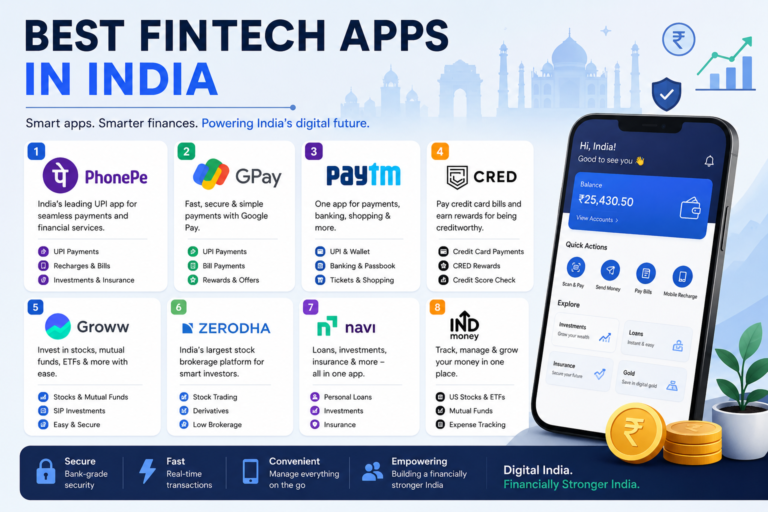 Best fintech apps in India