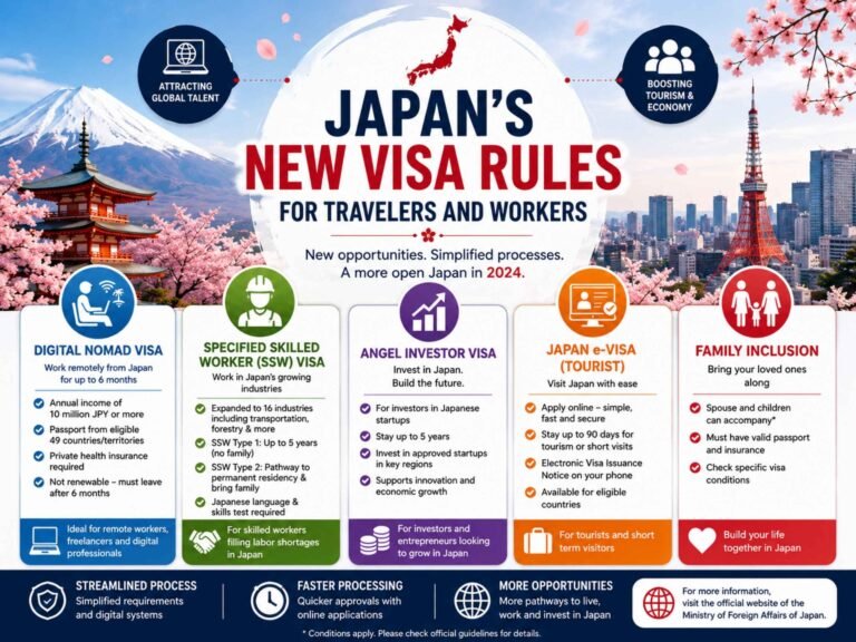 Japan’s New Visa Rules for Travelers and Workers Japan's New Visa