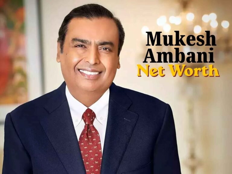 Mukesh Ambani Net Worth