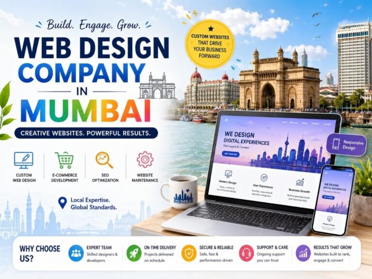 Top Web Design Company in Mumbai for Modern Businesses Web Design Company in Mumbai