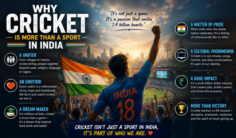 Why Cricket Is More Than a Sport in India