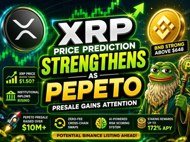 XRP Price Prediction Strengthens as Pepeto Presale Gains Attention XRP Price Prediction