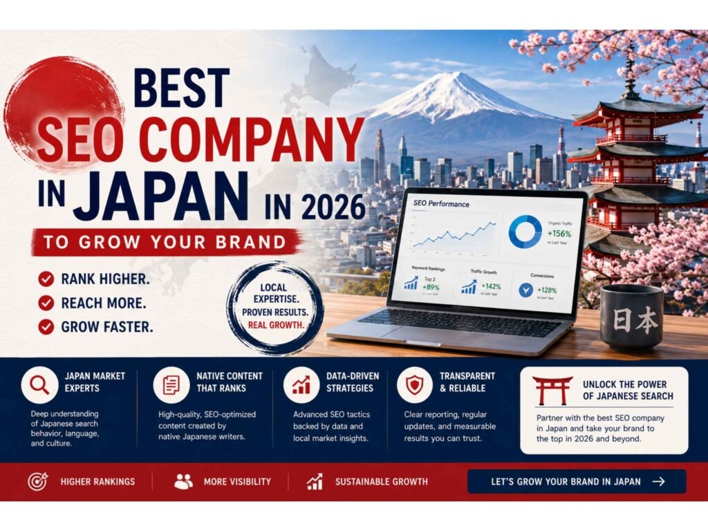 Best SEO Company in Japan in 2026 to grow your Brand best seo company