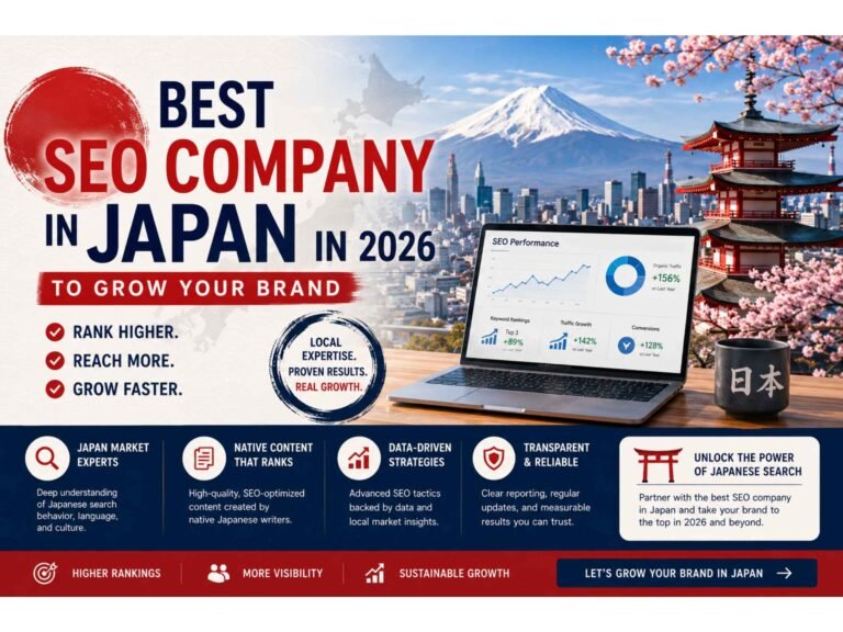 Best SEO Company in Japan in 2026 to grow your Brand best seo company