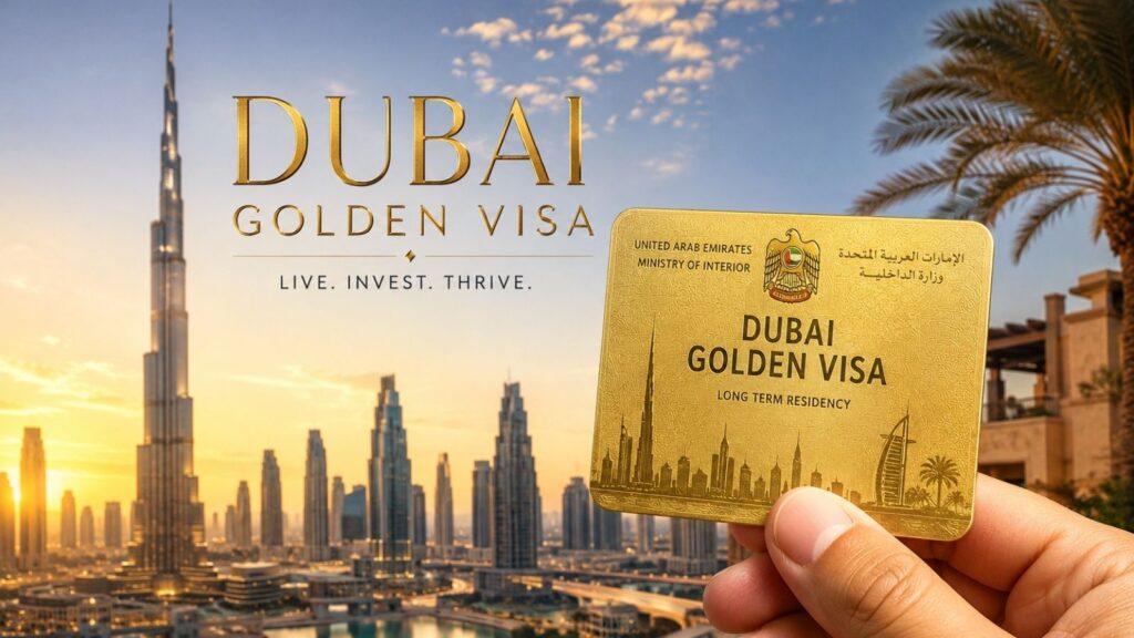 Dubai Golden Visa residency program for investors, professionals, and entrepreneurs