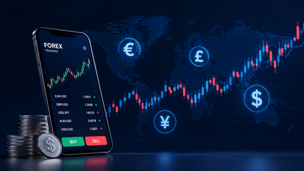 Understanding the Fundamentals of Forex Trading and Why It Has Become One of the Largest Financial Markets in the World Fundamentals of Forex Trading displayed on a laptop with live currency charts