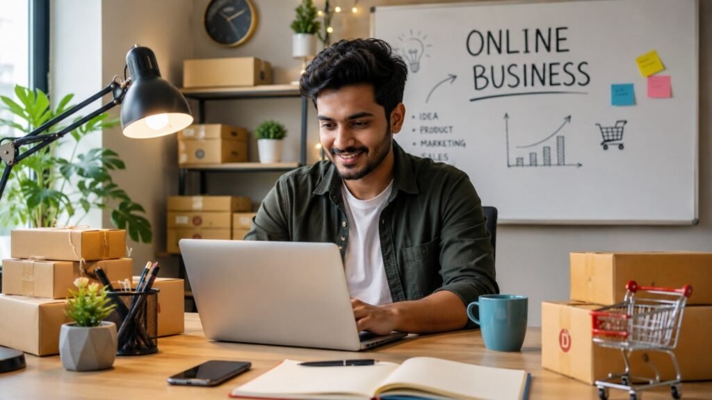 Starting an Online Business with eCommerce, freelancing, blogging, and digital entrepreneurship