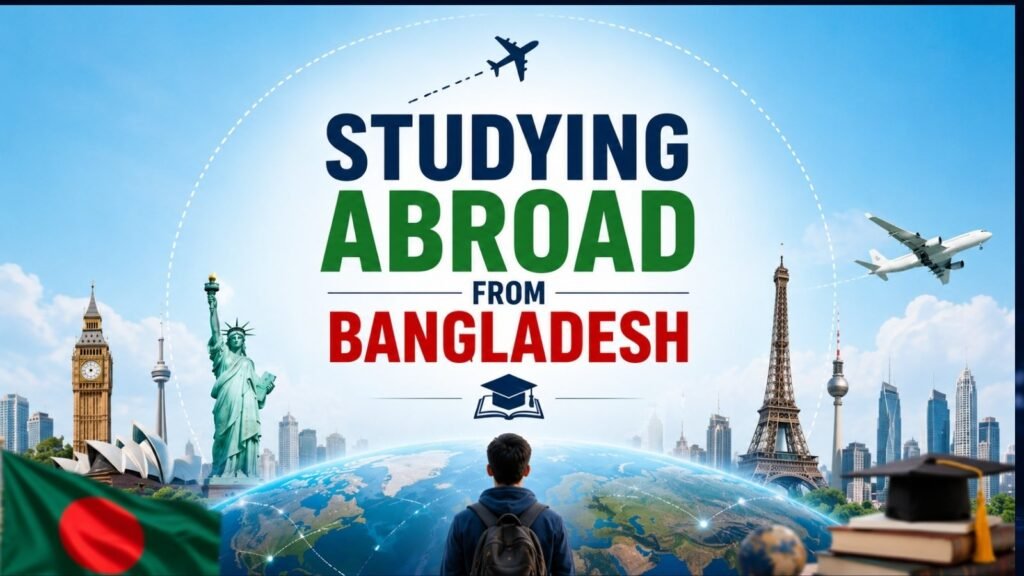 Studying Abroad from Bangladesh with students preparing for international university admission and global education