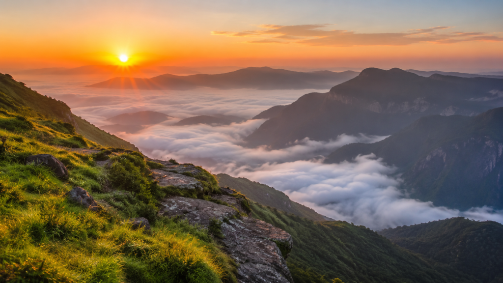 Best Sunrise Points in Meghalaya You Should Visit in 2026 Best Sunrise Points in Meghalaya with golden sunrise over Shillong Peak