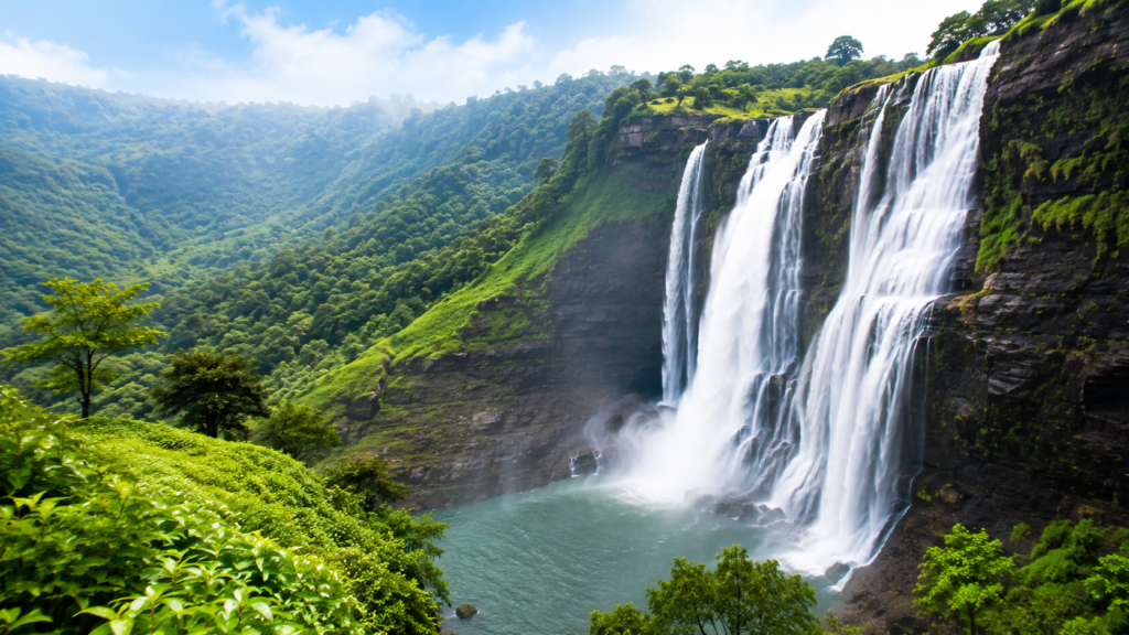Hidden Waterfalls in Maharashtra You Need to Visit in 2026 Hidden Waterfalls in Maharashtra surrounded by lush Western Ghats forest